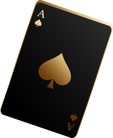 Social Casino online slots banner with cards illustration
